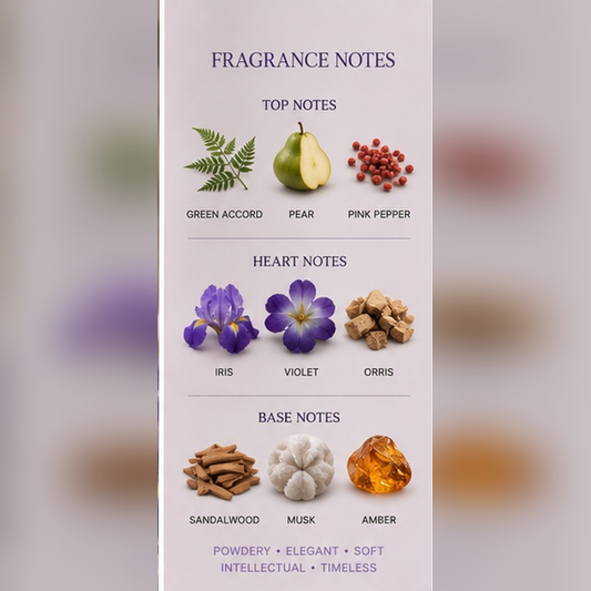 【Powdery Iris Woody · Calm】Quiet Museum Iris 10ml Pocket Parfum (E3 V6) – Iris & Musk Perfume | Soft Modern Fragrance