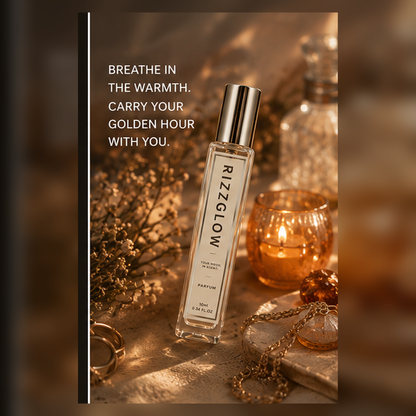 【Warm Woody Vanilla · Comforting】Golden Hour Ease 10ml Pocket Parfum (E3 V8) – Vanilla, Musk & Woods | Unisex Modern Fragrance