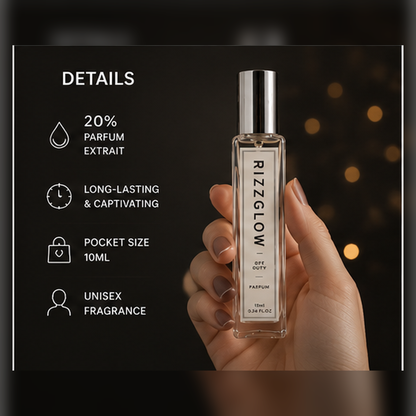 【Saffron Woody Floral · Unbothered】Off Duty 10ml Pocket Parfum (E3 V4) – Rose, Sandalwood & Musk | Unisex Fragrance