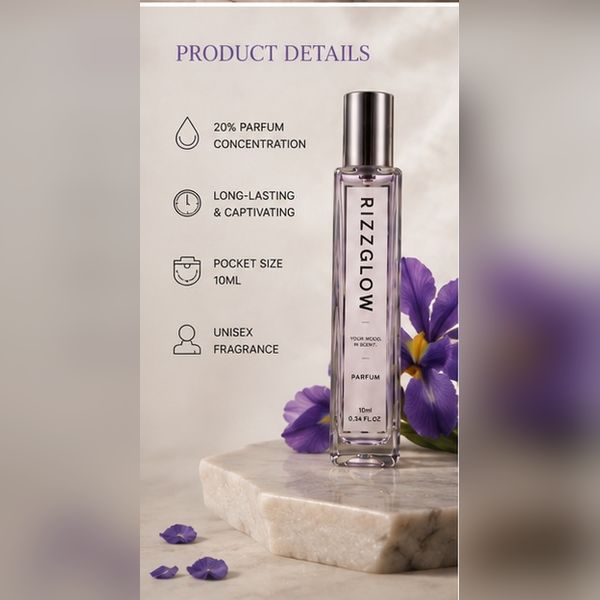 【Powdery Iris Woody · Calm】Quiet Museum Iris 10ml Pocket Parfum (E3 V6) – Iris & Musk Perfume | Soft Modern Fragrance