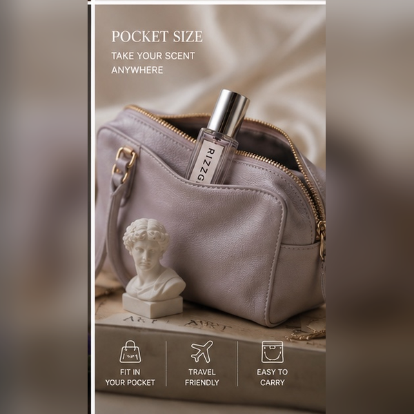 【Powdery Iris Woody · Calm】Quiet Museum Iris 10ml Pocket Parfum (E3 V6) – Iris & Musk Perfume | Soft Modern Fragrance