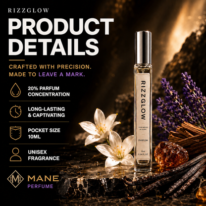 【Fresh Floral Fougere · Confident】Wild Current 10ml Pocket Parfum (E8 V9) – Lavender, Orange Blossom & Vanilla | Bold Modern Fragrance
