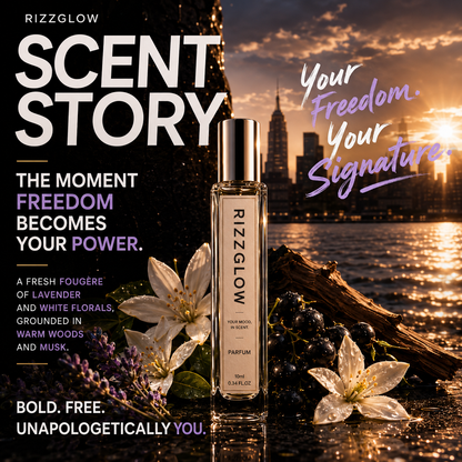 【Fresh Floral Fougere · Confident】Wild Current 10ml Pocket Parfum (E8 V9) – Lavender, Orange Blossom & Vanilla | Bold Modern Fragrance