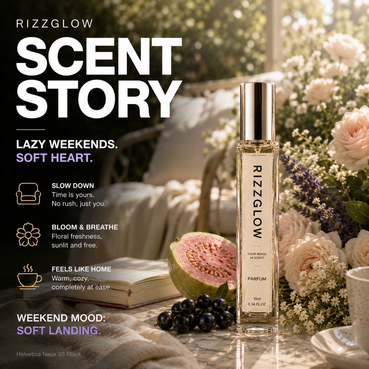 【Juicy Fruity Floral · Comforting】Soft Landing 10ml Pocket Parfum (E2 V9) – Guava, Lychee & Rose | Soft Modern Fragrance
